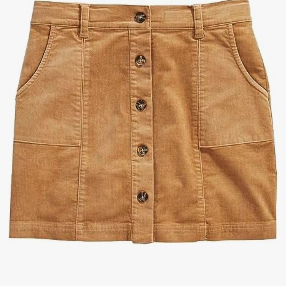 Vineyard Vines Girls' Corduroy Button-front Skirt Size 8